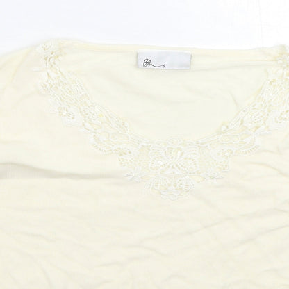 Womens UK Size 12 BHS White Pullover Jumper