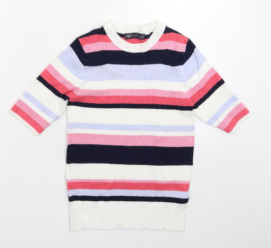 Womens UK Size 10 Marks and Spencer Multicoloured Pullover Jumper