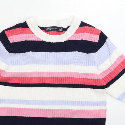 Womens UK Size 10 Marks and Spencer Multicoloured Pullover Jumper