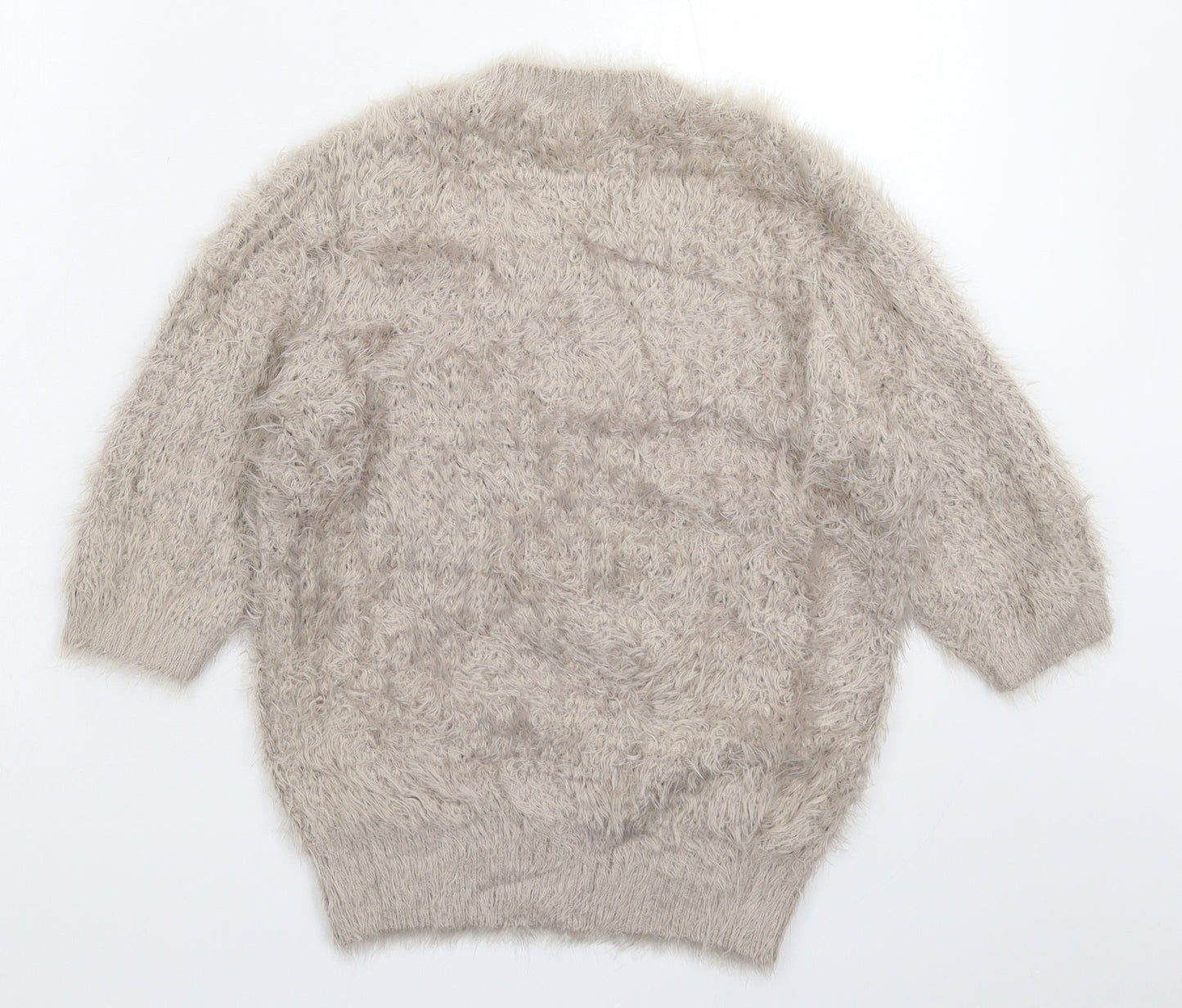 Darling Womens Grey  Knit Pullover Jumper Size 10