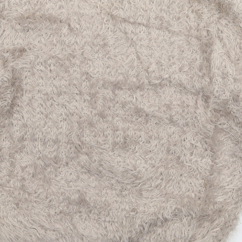 Darling Womens Grey  Knit Pullover Jumper Size 10