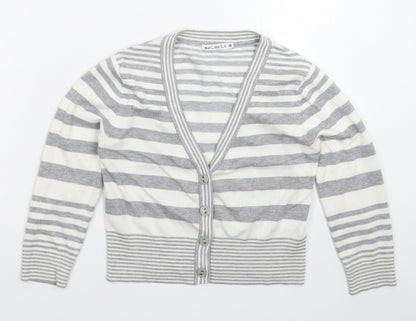 Womens UK Size 10 Select Grey Cardigan Jumper