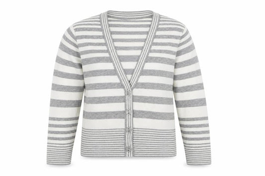 Womens UK Size 10 Select Grey Cardigan Jumper