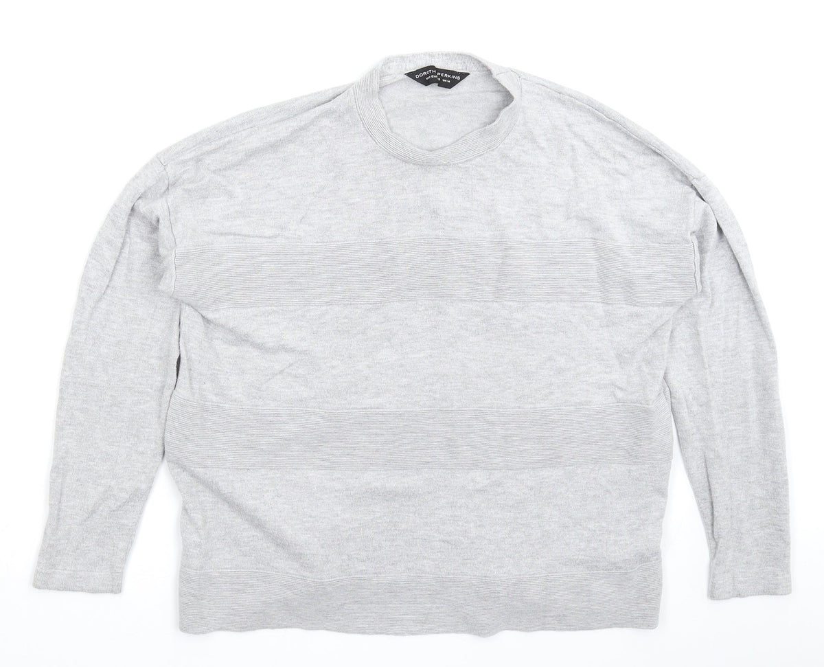 Womens UK Size 14 Dorothy Perkins Grey Pullover Jumper