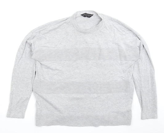 Womens UK Size 14 Dorothy Perkins Grey Pullover Jumper