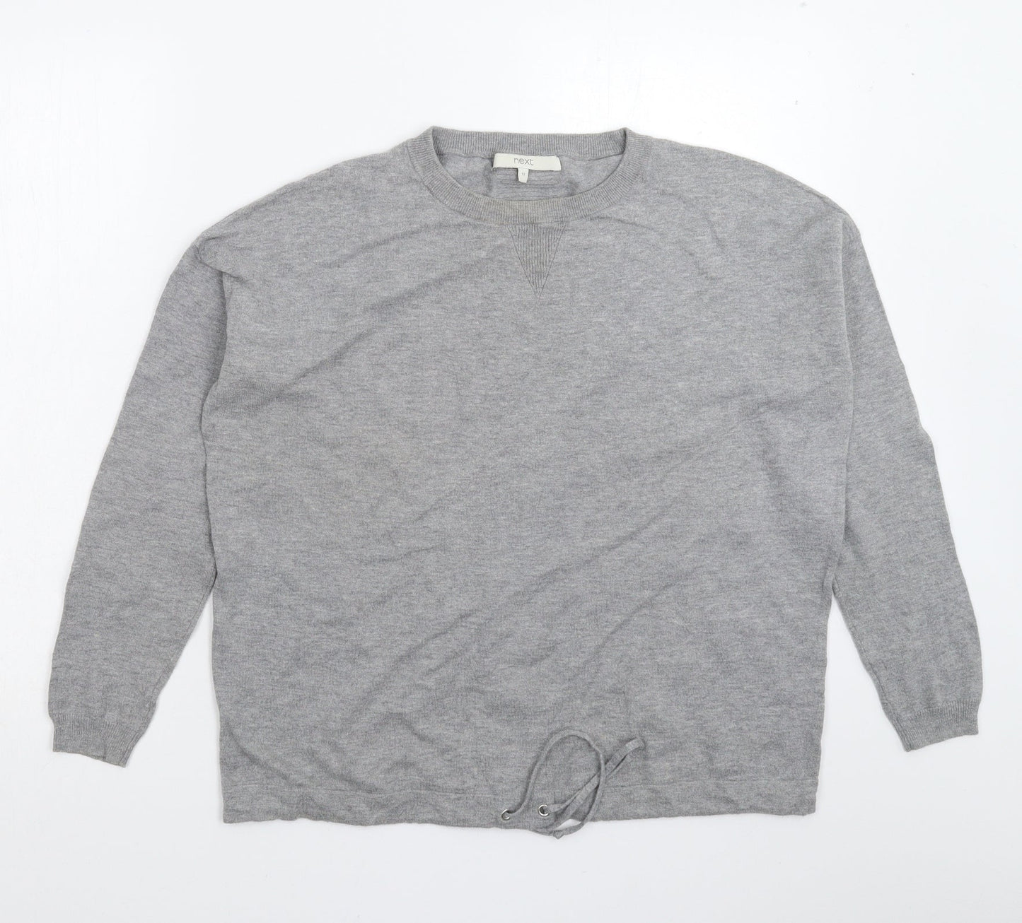 Womens UK Size 12 NEXT Grey Pullover Jumper