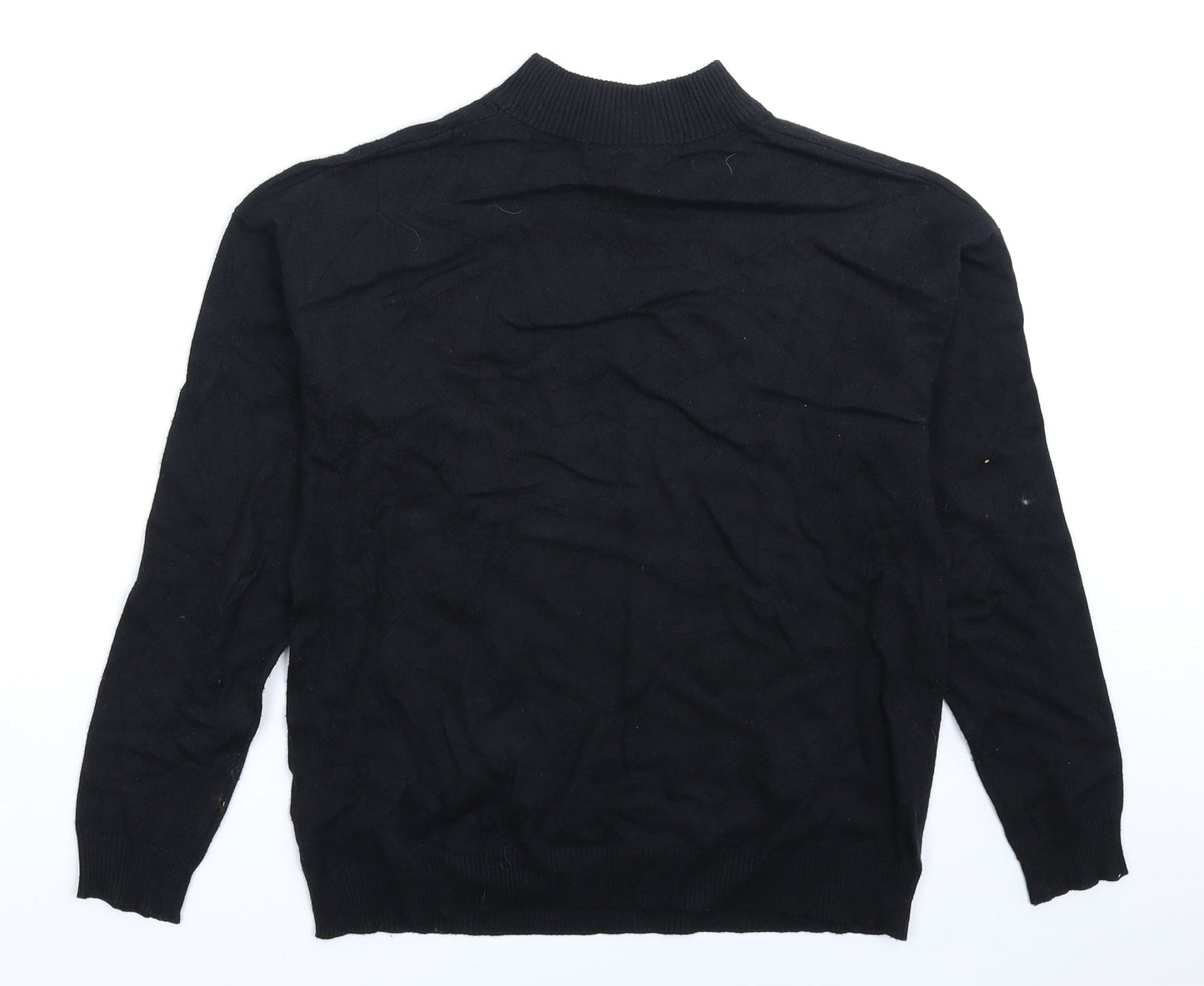 Womens UK Size 10 Peacocks Black Pullover Jumper
