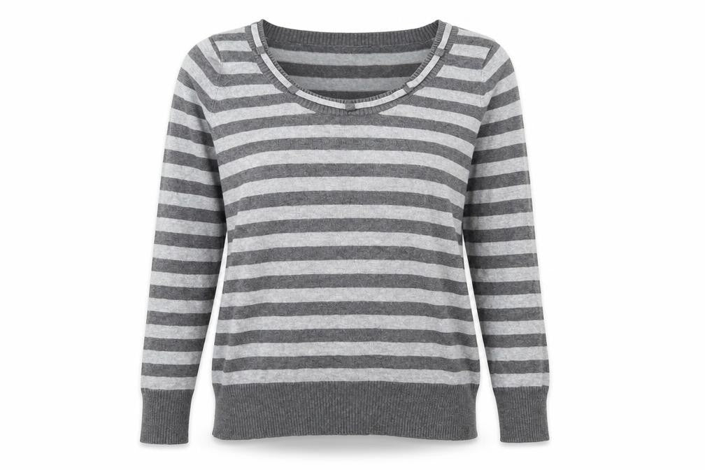 Womens UK Size 14 Preworn Grey Pullover Jumper