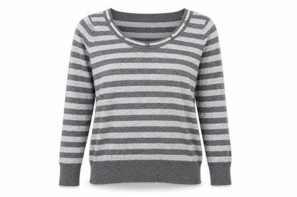 Womens UK Size 14 Preworn Grey Pullover Jumper