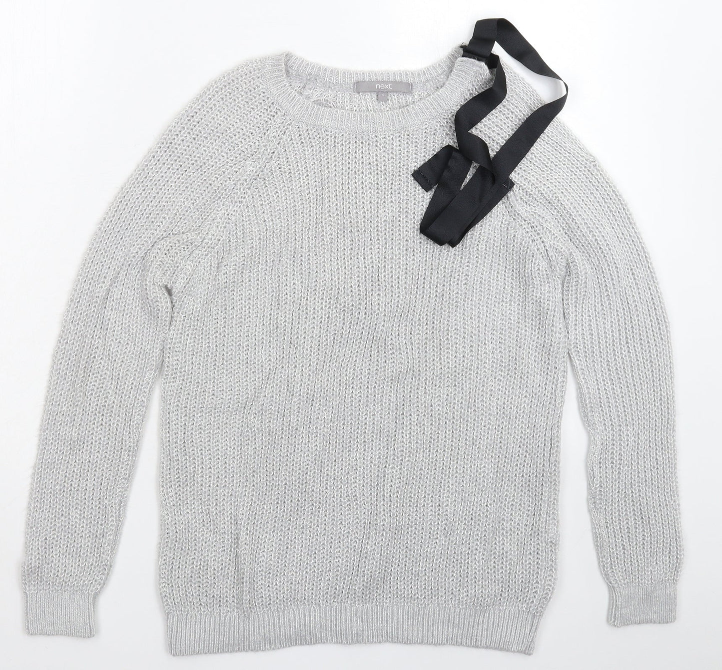 Womens UK Size 10 NEXT Grey Pullover Jumper
