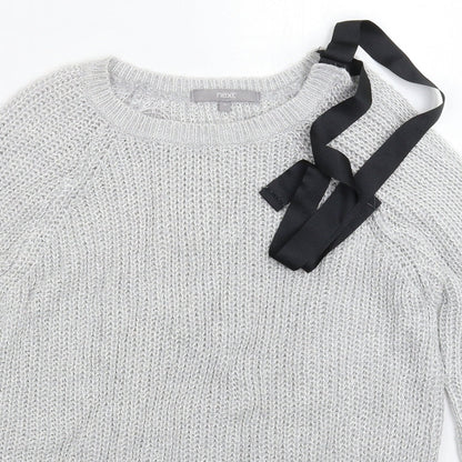 Womens UK Size 10 NEXT Grey Pullover Jumper