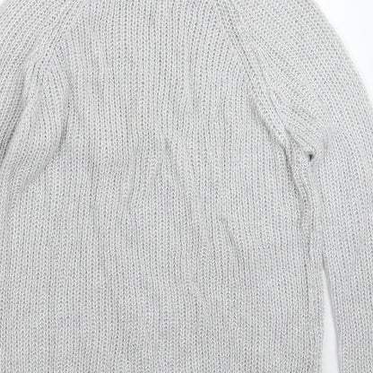 Womens UK Size 10 NEXT Grey Pullover Jumper