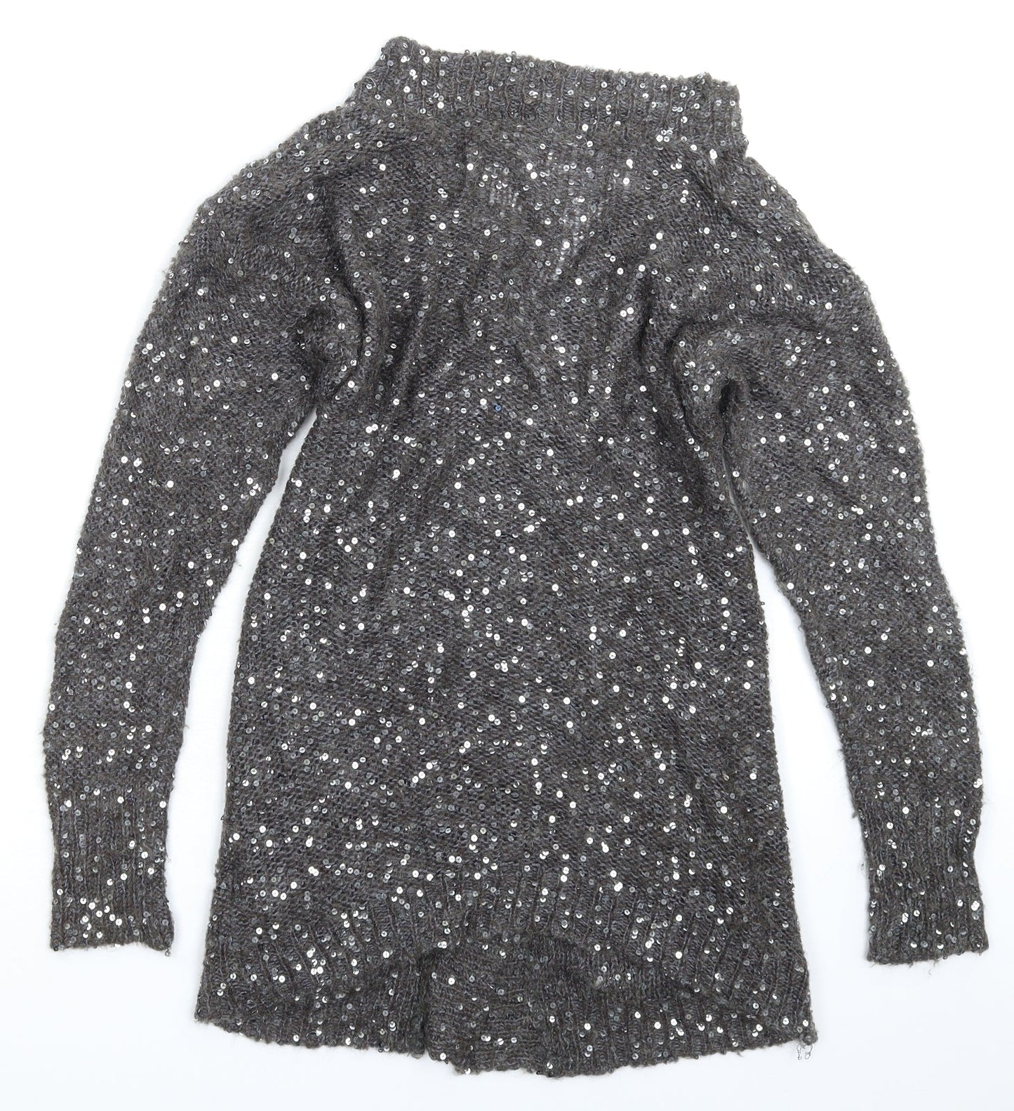 Womens UK Size 10 Marks and Spencer Grey Pullover Jumper