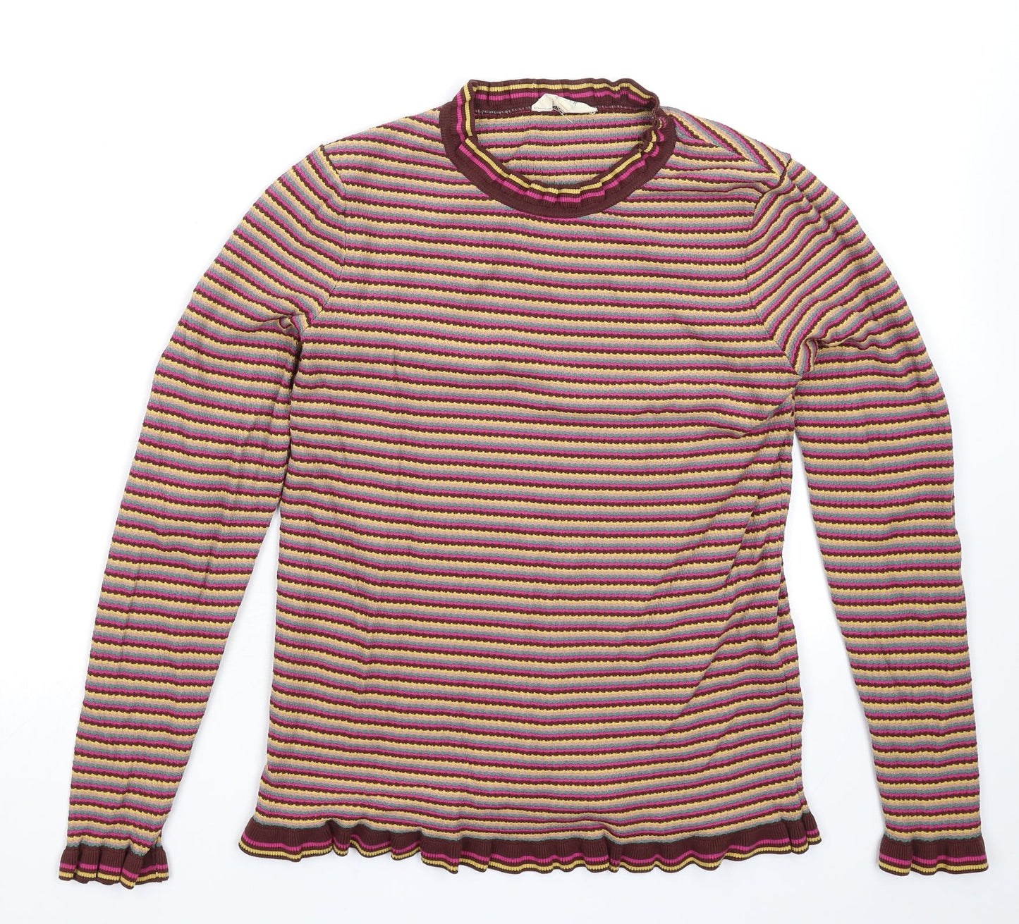 Womens UK Size 12 Falmer Multicoloured Pullover Jumper