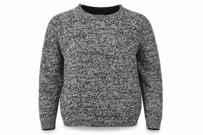 Kuegou Womens Grey  Knit Pullover Jumper Size L