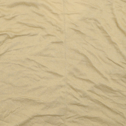 Boohoo Womens Beige  Knit Pullover Jumper Size 16  - Oversized