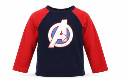 Primark Boys Multicoloured  Fleece Pullover Sweatshirt Size 6-7 Years  - Avengers