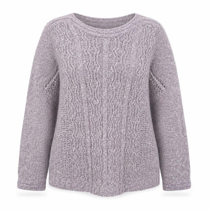 Bonmarché Womens Grey Knit Pullover Jumper Size L