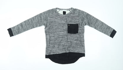 Womens UK Size S Zara Grey Pullover Jumper