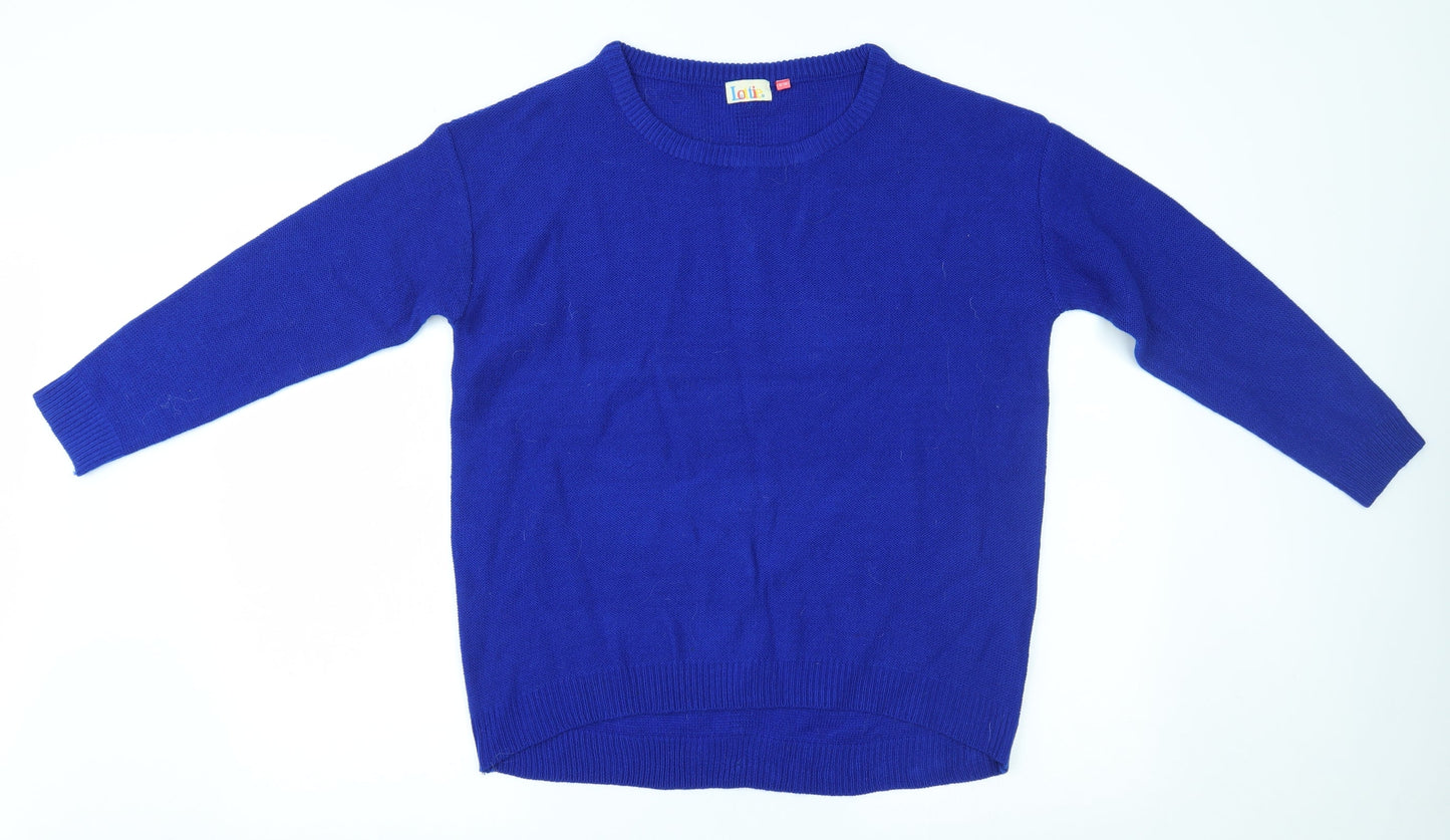 lottie Womens Blue   Pullover Jumper Size 12