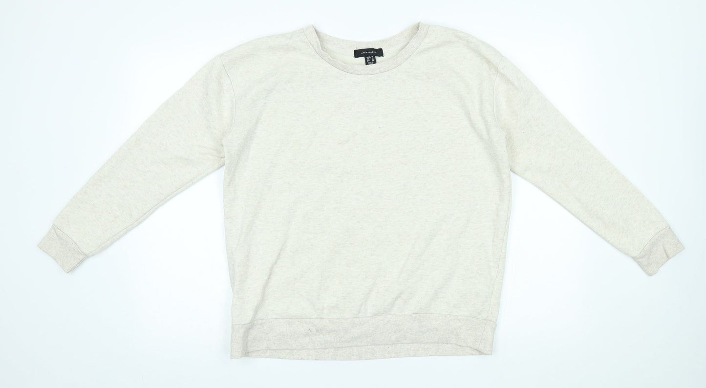 Womens UK Size 14 Atmosphere Beige Pullover Jumper