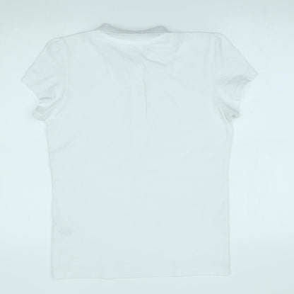 George Girls White   Basic Polo Size 14-15 Years