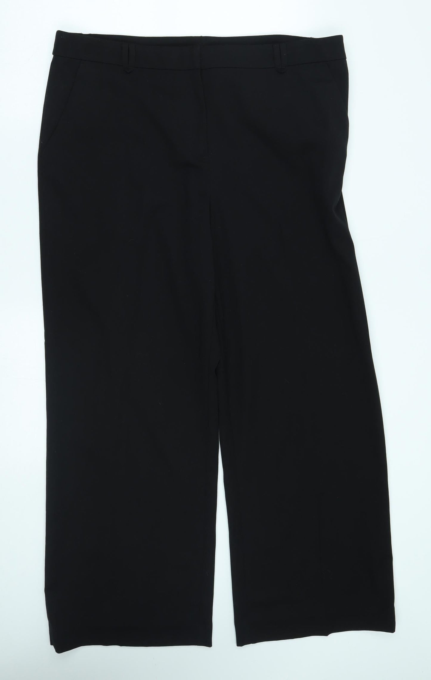 TU Womens Black   Trousers  Size 18 L26 in