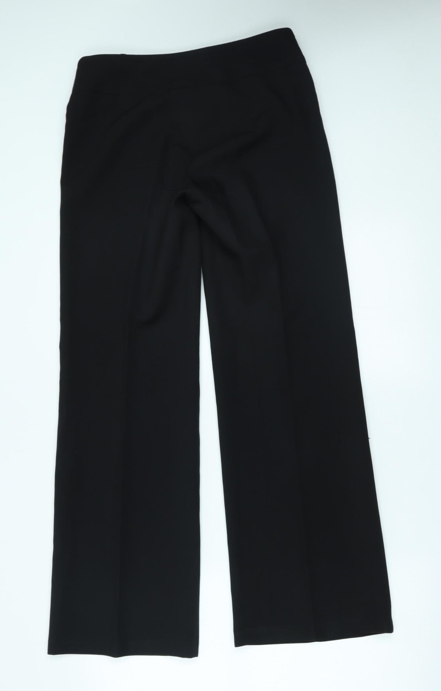 Womens UK Size 10 Matalan Regular Fit  Black Trousers