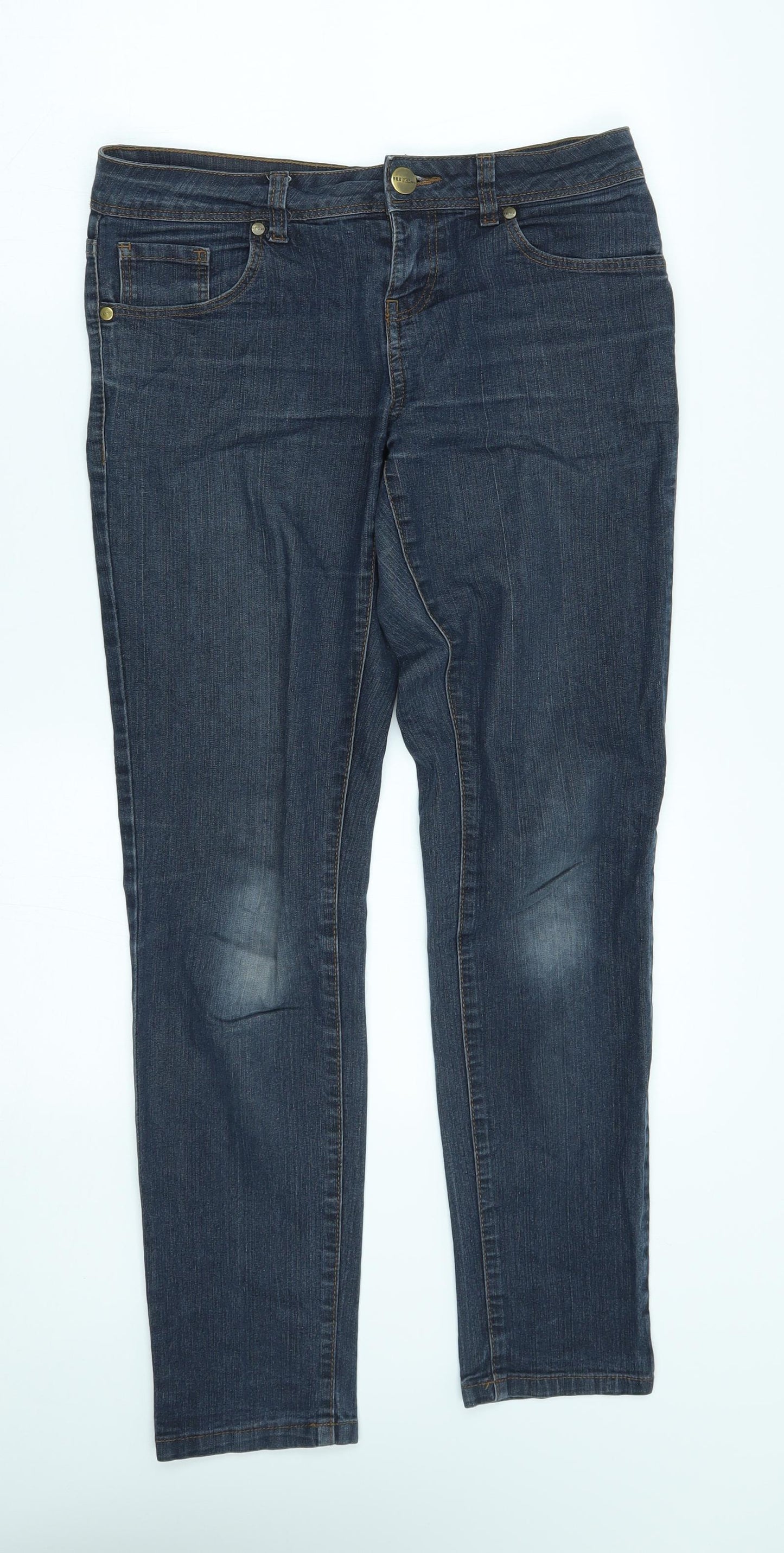 New Look Womens Blue   Skinny Jeans Size 10 L29 in