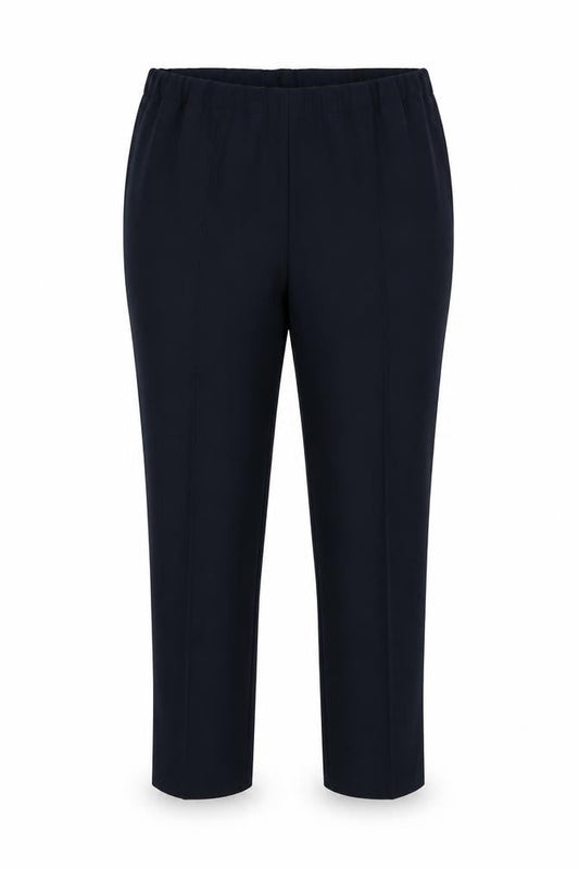 Womens UK Size 16 Classic Regular Fit Capri Blue Trousers