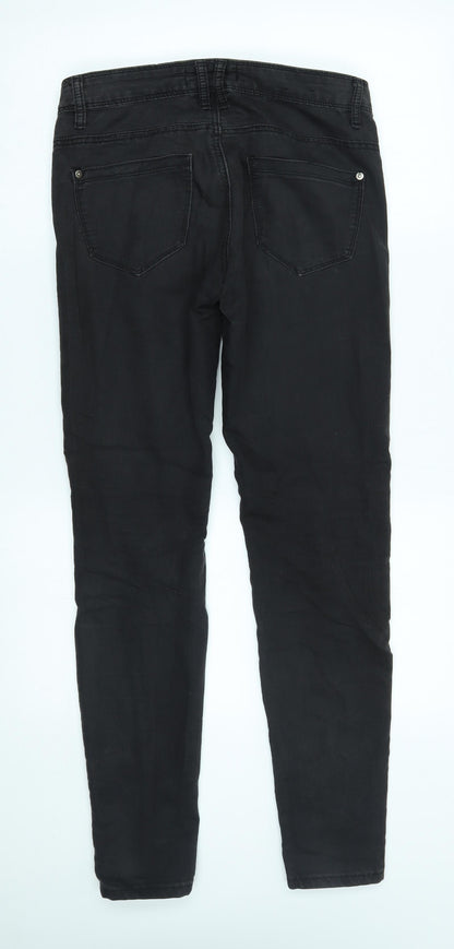 Womens UK Size 8 yesyes Regular Fit Straight Grey Jeans
