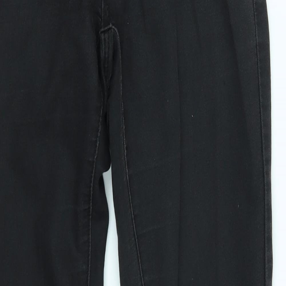 Womens UK Size 8 yesyes Regular Fit Straight Grey Jeans