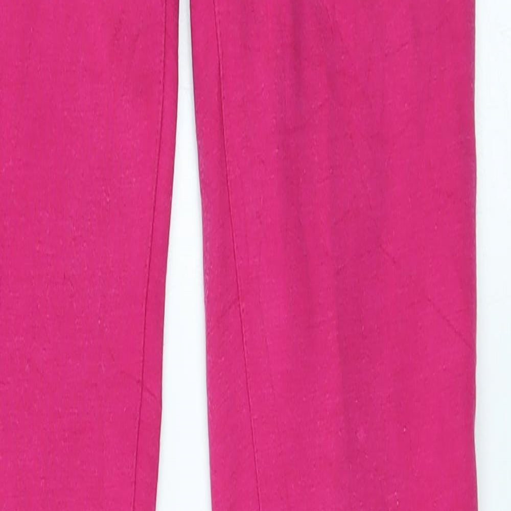 Womens UK Size 24 in Preworn Regular Fit Skinny Pink Jeans