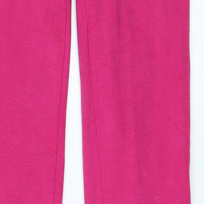 Womens UK Size 24 in Preworn Regular Fit Skinny Pink Jeans