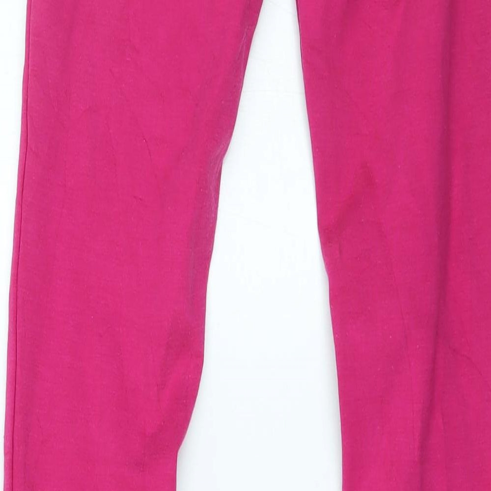 Womens UK Size 24 in Preworn Regular Fit Skinny Pink Jeans