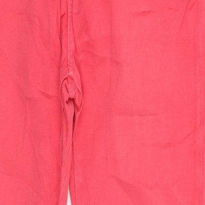 stradivarias Womens Red   Straight Jeans Size 10 L30 in