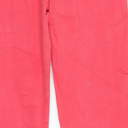 stradivarias Womens Red   Straight Jeans Size 10 L30 in