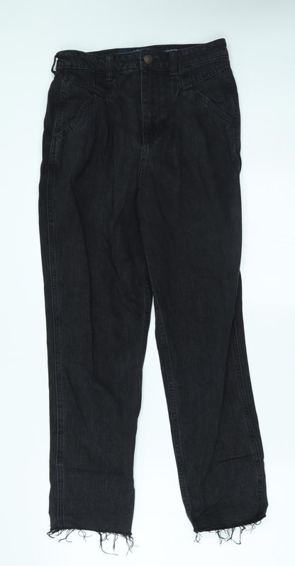 Hollister Womens Black   Mom Jeans Size 26 in L27 in