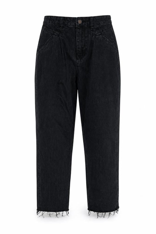 Womens UK Size 26 in Hollister Regular Fit Mom Black Jeans