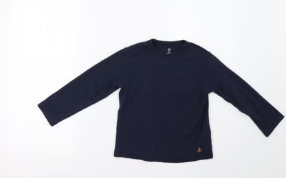 Gap Girls Blue   Basic T-Shirt Size 5 Years