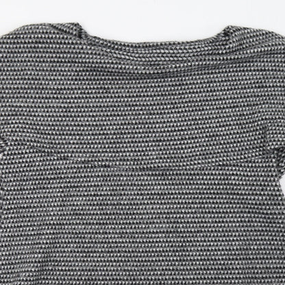 Preworn Womens Grey Check  Jumper Dress  Size M