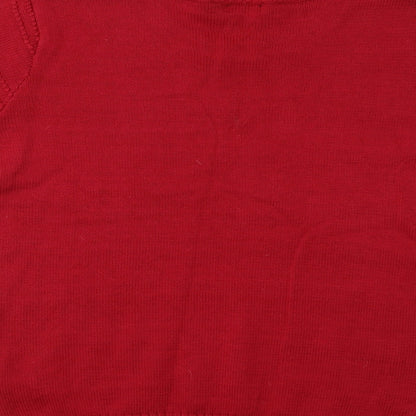 Falia Womens Red   Pullover Jumper Size M