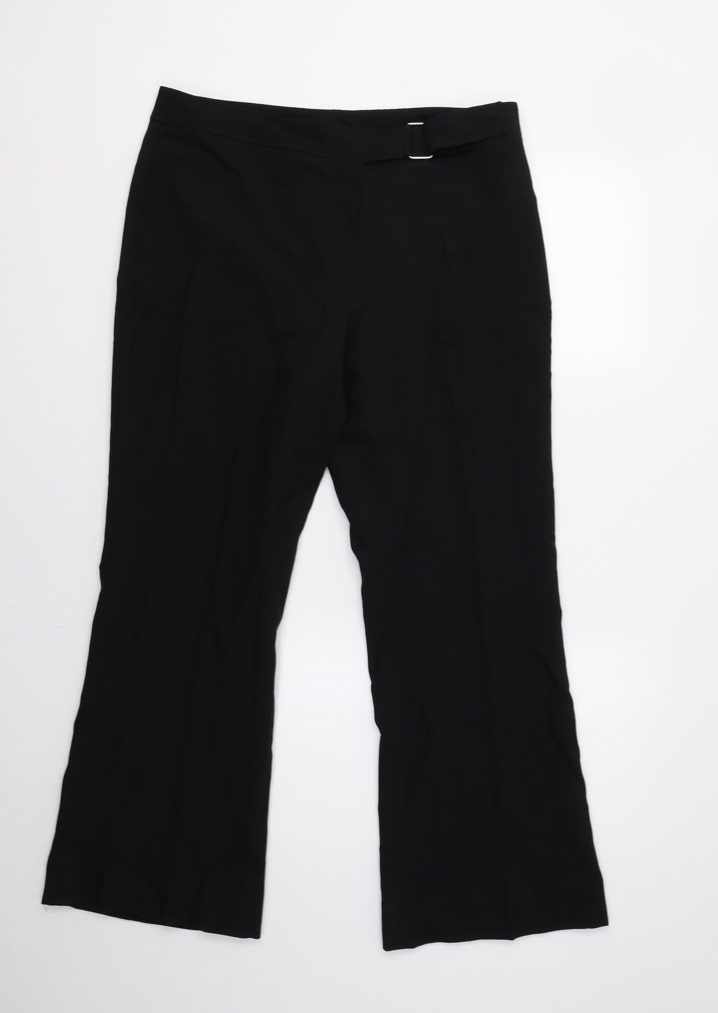 Womens UK Size 14 Evie Regular Fit Dress Pants Black Trousers