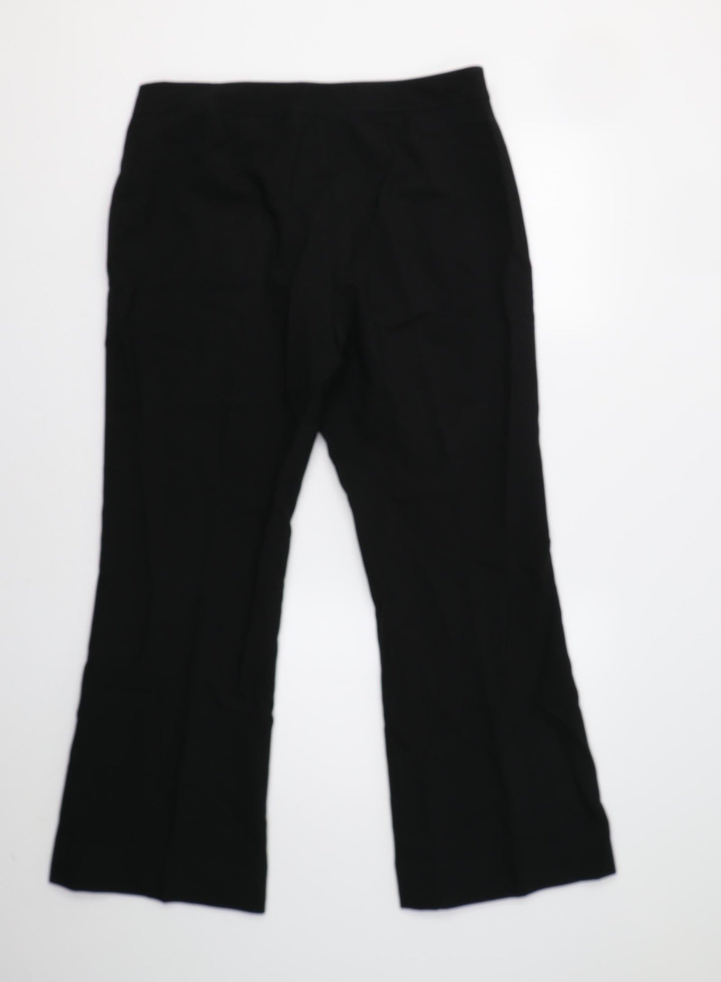 Womens UK Size 14 Evie Regular Fit Dress Pants Black Trousers