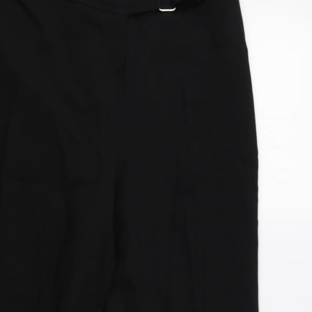 Womens UK Size 14 Evie Regular Fit Dress Pants Black Trousers