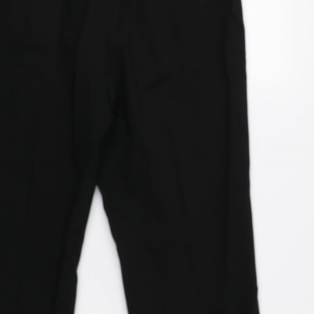 Womens UK Size 14 Evie Regular Fit Dress Pants Black Trousers