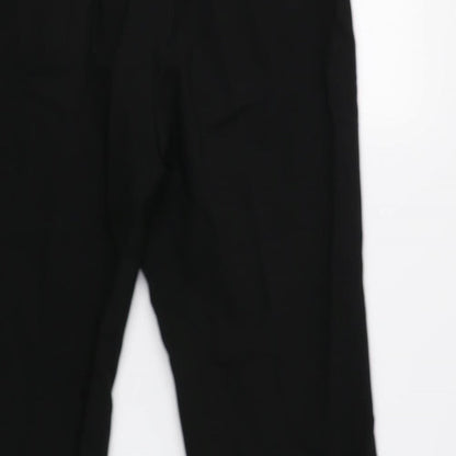 Womens UK Size 14 Evie Regular Fit Dress Pants Black Trousers