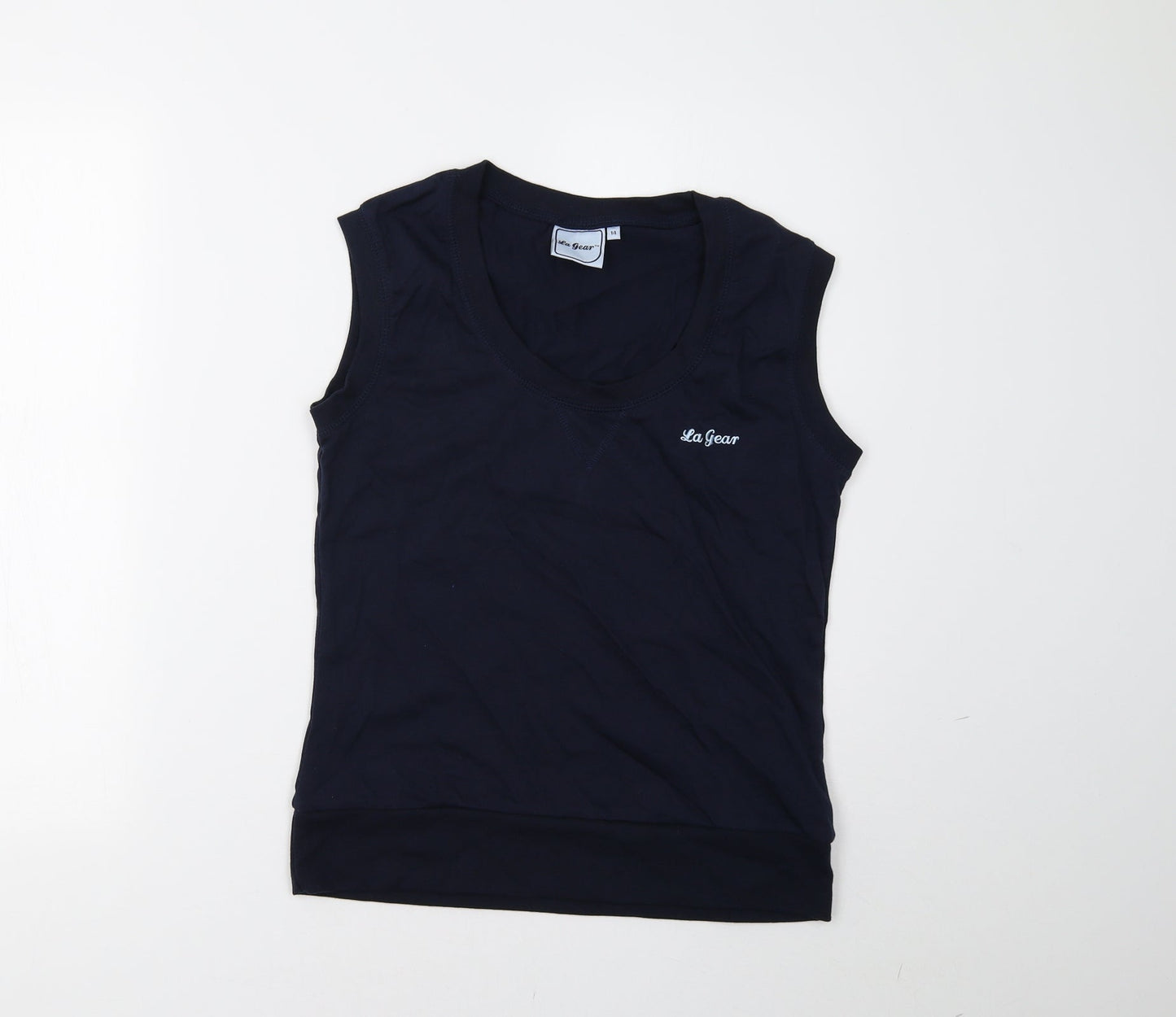 Womens UK Size 14 LA Gear Blue Basic Tank