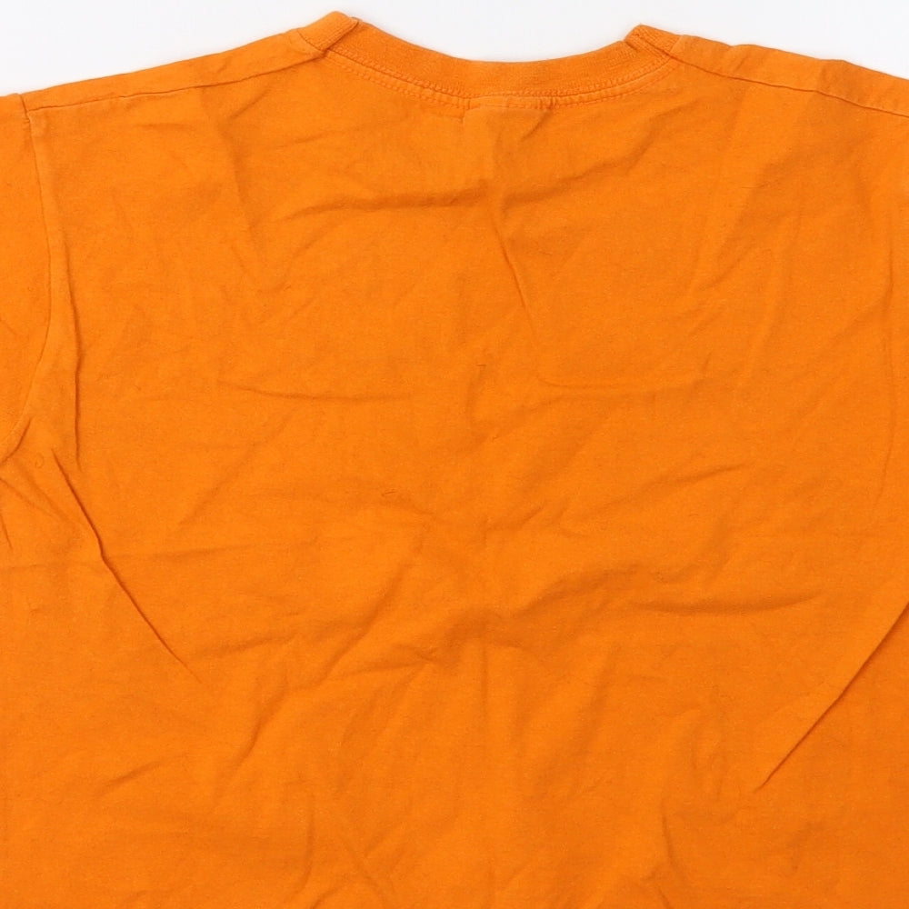 Fruit of the Loom Girls Orange   Basic T-Shirt Size 5-6 Years