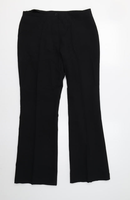 Classics Collection Womens Black   Dress Pants Trousers Size 14 L30 in